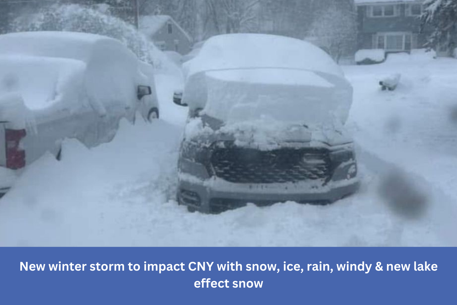 CNY will be affected by a fresh winter storm that brings wind, rain, ice, snow, and more lake effect snow.lake effect snow warning