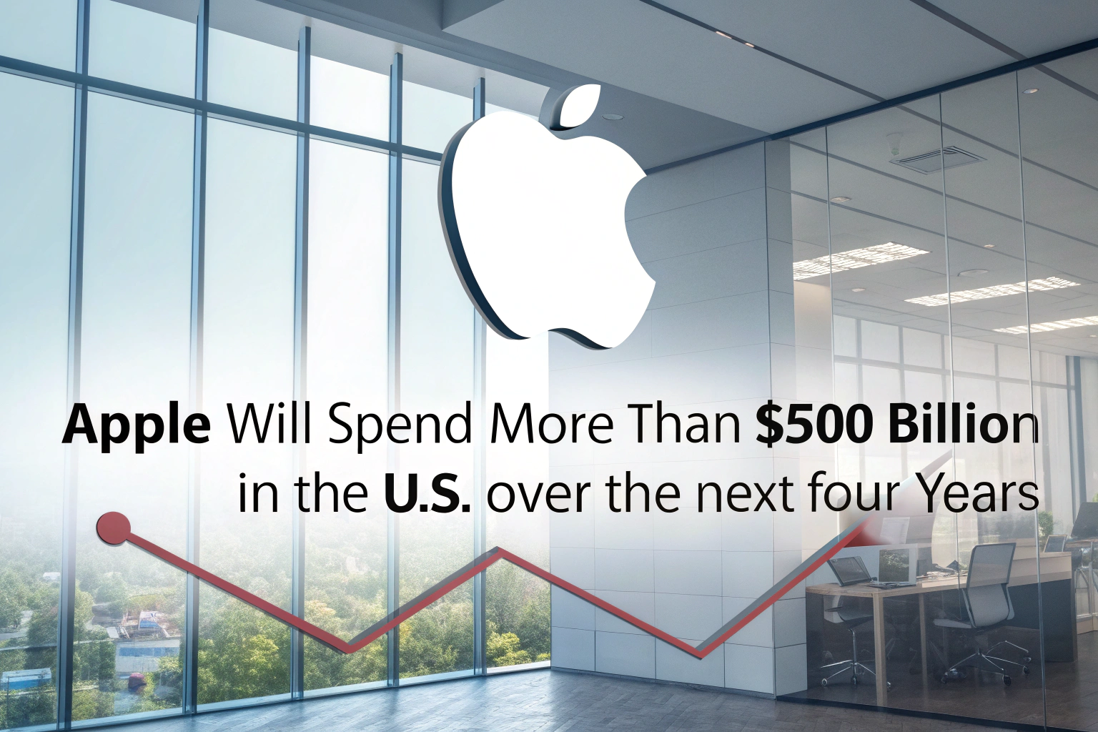 Apple will spend more than $500 billion in the U.S. over the next four years